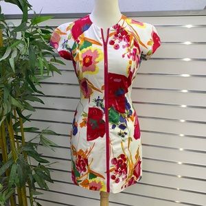 NWT BB Dakota White with Floral Dress